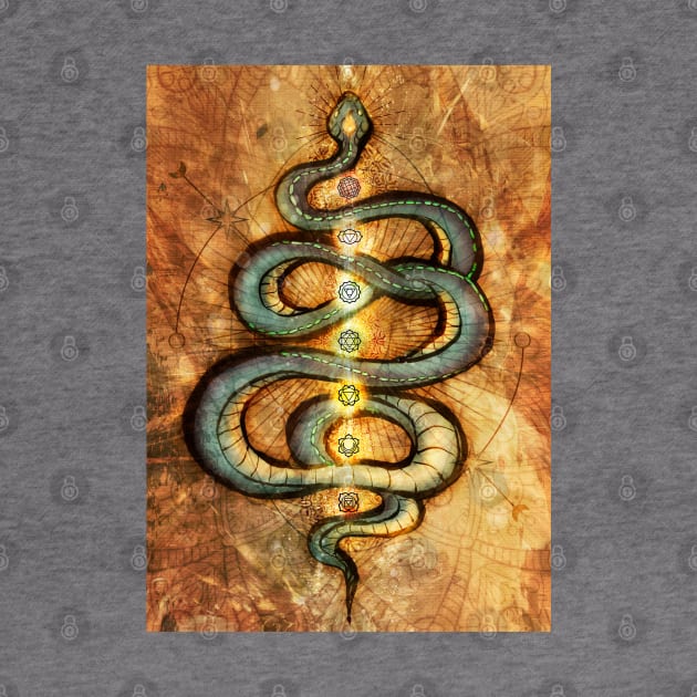 Kundalini Serpent by MCAshe spiritual art 